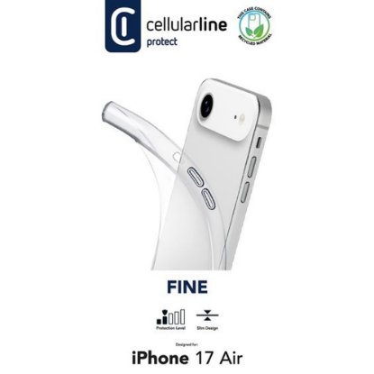 Futrola CELLULARLINE, Fine, za iPhone 17 Air, prozirna