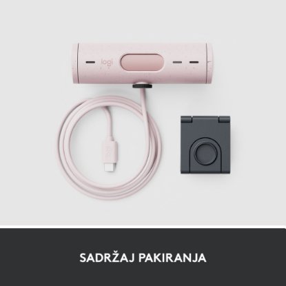 Web kamera LOGITECH Brio 500, roza