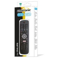 Univerzalni daljinski upravljač UNITRONIC JL1719/COMP-U, za Philips TV, 2x AAA baterije, crni
