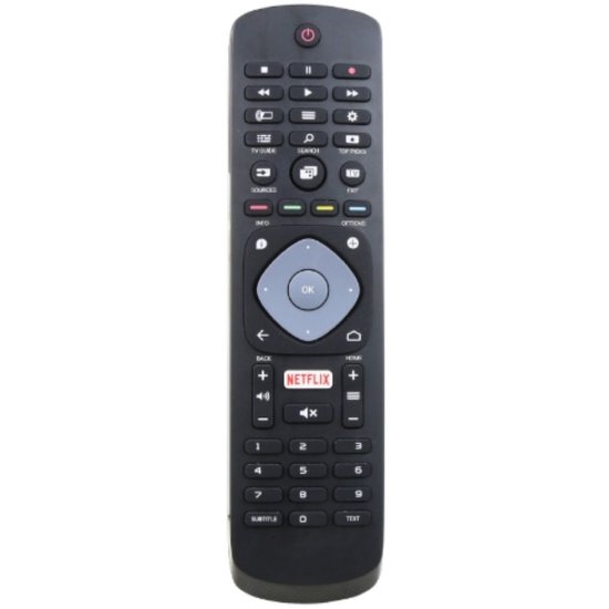 Univerzalni daljinski upravljač UNITRONIC JL1719/COMP-U, za Philips TV, 2x AAA baterije, crni