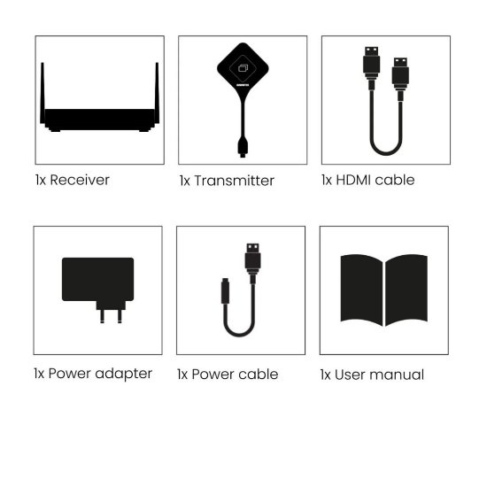 Bežični prezentacijski sustav MARMITEK Stream 4K Pro, USB-C adapter KIT 2