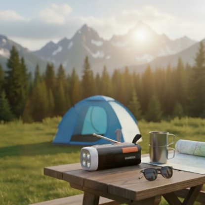 Prijenosni radio MARMITEK RESQ 200, DAB+, BT, solarni panel, PB, Li-ion bat. 4500mAh