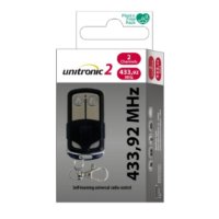 Daljinski upravljač UNITRONIC, upravljač za garažna vrata 433,92 MHz s 2 tipke,auto.učenje