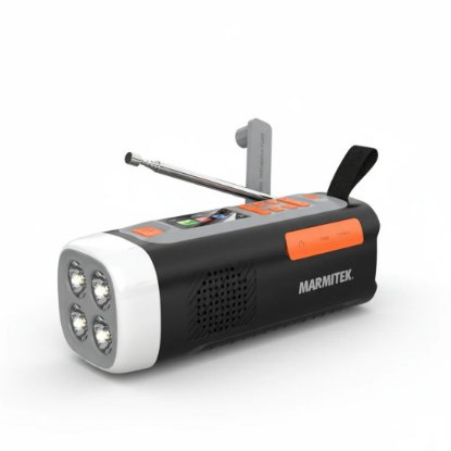 Prijenosni radio MARMITEK RESQ 200, DAB+, BT, solarni panel, PB, Li-ion bat. 4500mAh