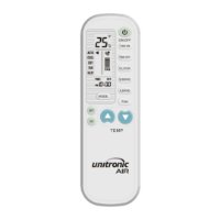 Univerzalni daljinski upravljač UNITRONIC JL42531/UNI, univerzalni za klima uređaj, stražnja rasvjeta mali zaslon, bijeli