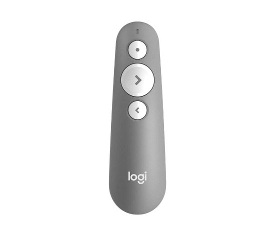 Prezenter LOGITECH R500s, laser, bežični, svjetlosivi