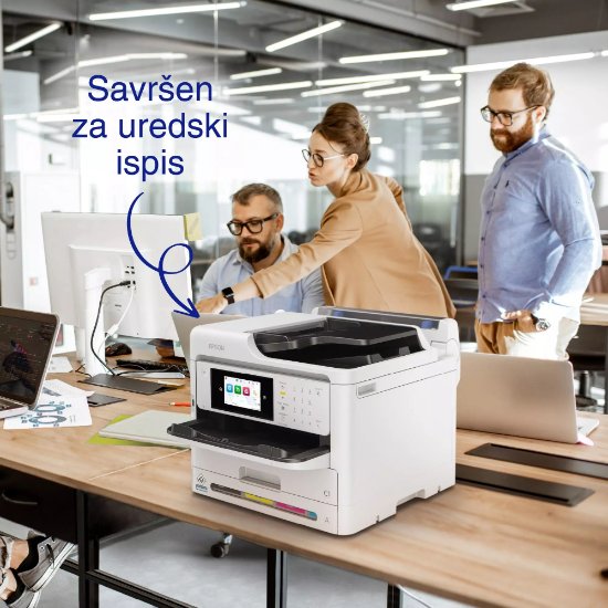 Multifunkcijski printer EPSON WorkForce Pro WF-C5890DWF, print/scan/copy/fax, 4800 dpi, USB, G-LAN, WiFi
