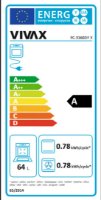 Plinski štednjak VIVAX HOME FC-31602IF X, 3x plin, 1x grijača ploča, energetski razred A, sivi