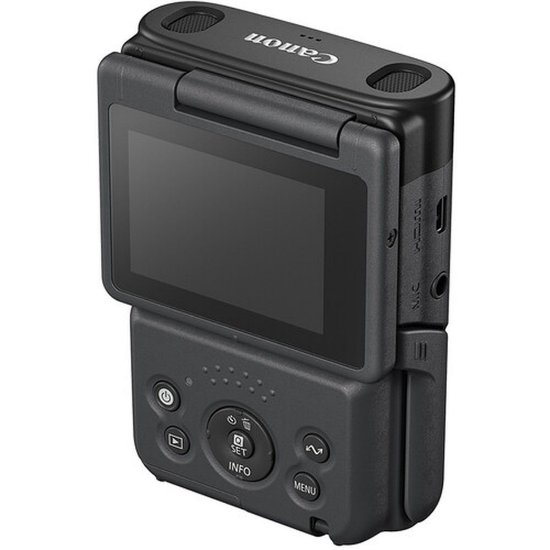 IZLOŽBENI - Digitalni fotoaparat CANON Powershot V10 Vlogging Kit, 20,9 Mp, 4K Ultra HD, crni