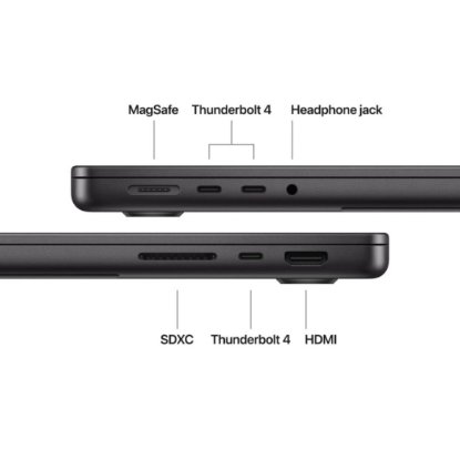 Laptop APPLE MacBook Pro 14" MDE04CR/A / 10-Core M5, 16GB, 512GB SSD, Apple 10-Core GPU, 14" 3024 x 1964, macOS, crni