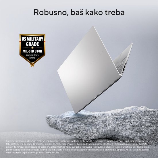 IZLOŽBENI - Laptop ASUS VivoBook S S3607CA-RP039W / Core Ultra 7 255H, 16GB, 1TB SSD, Intel HD Graphics, 16" WUXGA 144Hz IPS, Windows 11, srebrni