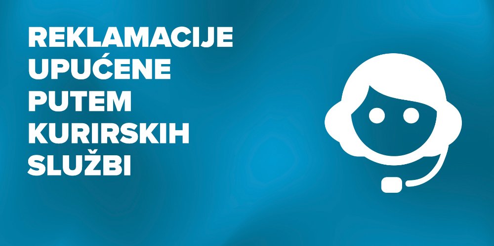 Prikažite detalje za Reklamacije upućene putem kurirskih službi