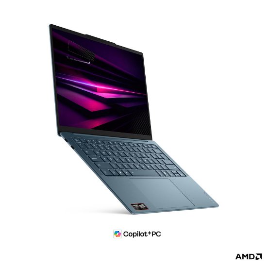 Laptop LENOVO Yoga Slim 7 83qs001wsc / Ryzen AI 5 430, 16GB, 1TB SSD, AMD Radeon Graphics, 14" WUXGA OLED, Windows 11, plavi