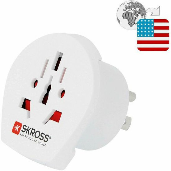 Putni adapter SKROSS, World - USA, 1.500221-E, bijeli