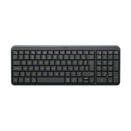 Tipkovnica LOGITECH K250 Compact Bluetooth Combo, bežična, crna