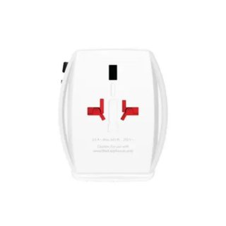Putni adapter SKROSS, Muv USB, Euro, Aus/Kina, UK, SAD/Japan, USB-A/USB-C, 1.302974, bijeli