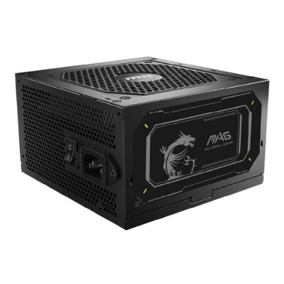 Napajanje 750W, MSI MAG A750GL PCIE5 II, ATX v3.1, 120mm vent, modularno, 80+ Gold