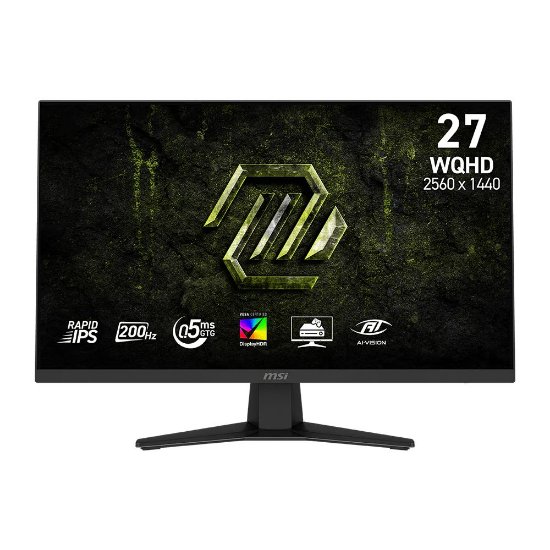 OPEN BOX - Gaming monitor 27" MSI MAG 274QF E20, WQHD, IPS, 180Hz, 1ms, 300cd/m2, FreeSync, crni