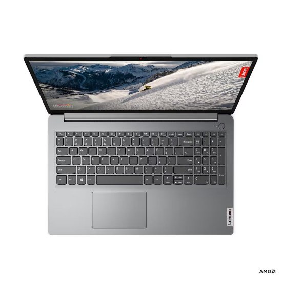 Laptop LENOVO IdeaPad 1 82VG00NSSC / Ryzen 5 7520U, 16GB, 512 GB SSD, AMD Radeon Graphics, 15.6" FHD IPS, bez OS, sivi