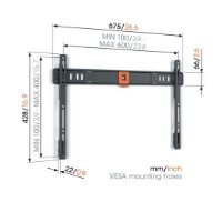 Nosač zidni za TV VOGEL'S TVM 1603, 40-100", fiksni, do 75kg