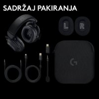 Slušalice LOGITECH G PRO X 2 Lightspeed, 7.1, bežične, crne