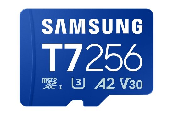 Memorijska kartica SAMSUNG, T7 microSDXC, 256GB, MB-MB256T/WW, A2 Class 10 V30 UHS-I U3