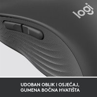 Miš LOGITECH M650 L, bežični, optički, 4000dpi, USB, BT, crni