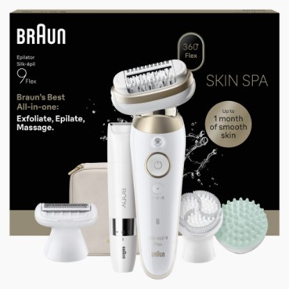 Epilator BRAUN SES9-481 3D, bijeli