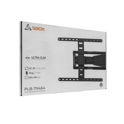 Nosač za TV SBOX PLB-79464, 43"-90", do 50Kg, zidni
