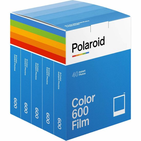 Polaroid Originals Color 600 film, 40x (5-pack)
