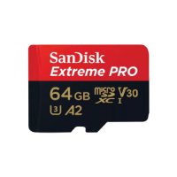 Memorijska kartica SANDISK, microSDXC Extreme Pro, 64GB, SDSQXCU-064G-GN6MA, class 10, V30 UHS-I U3, 200MB/s