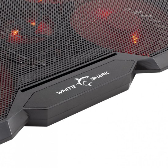 Hlađenje za laptop WHITE SHARK Ice Wizard, do 17.3", crno