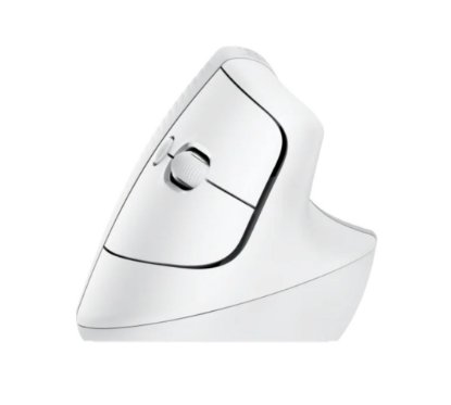 Miš LOGITECH Lift za Mac, ergonomski, bežični, bijeli