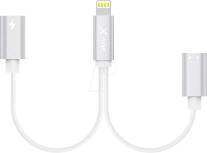 Adapter XLAYER Lightning (M) na 2x Lightning (Ž), 15cm