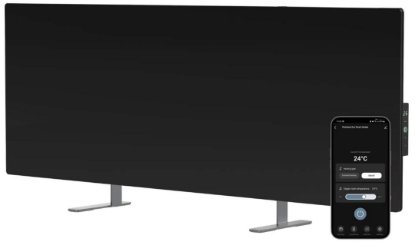Grijalica AENO AGH0004S, infracrvena, konvektorska, 700 W, do 30 m2, WiFi kontrola, crna