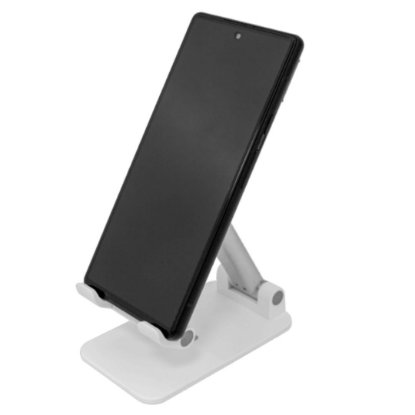Stalak za smartphone SBOX PS-09, stolni, sklopivi, bijeli