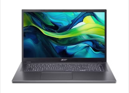 Laptop ACER Aspire 17 NX.KZZEX.002 / Core 5 120U, 16GB, 512GB SSD, Intel HD Graphics, 17.3" FHD IPS, Windows 11, sivi