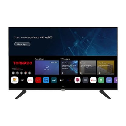 QLED TV 43” TORNADO, FHD, WEBOS, WIFI, energetski razred E, crni