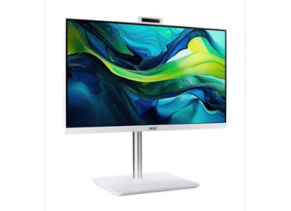 Računalo AiO ACER Aspire C24 DQ.BRNEX.006 / 23,8" FHD IPS, Core 5 120U, 16GB, 1TB SSD, Intel Graphics, WiFi, tipkovnica, miš, bez OS, bijelo