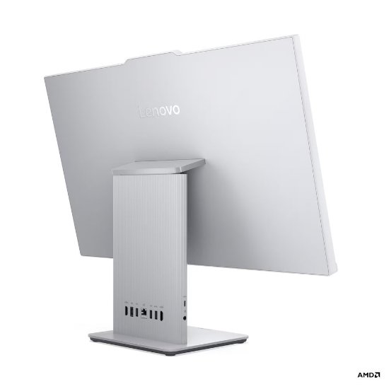 Računalo Lenovo All-in-One IC 27ARR9, AMD Ryzen 3 7335U, 16GB, 512GB, Integrirana AMD Radeon Grafika, tipkovnica, miš, FreeDOS, siva