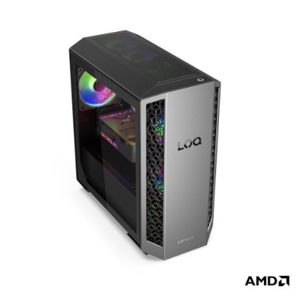 Računalo LENOVO LOQ Tower 91DF007HSC / Ryzen 7 8745HX, 16GB, 512GB SSD, nVidia GeForce RTX 5050, WiFi, bez OS, crno