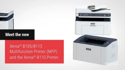 Multifunkcijski printer XEROX B110V_BI, laser printer/scanner/copy, WiFi, USB, Apple AirPrint, A4, bijeli
