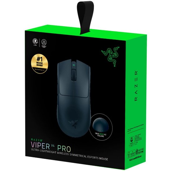 Miš RAZER Viper V4 Pro, bežični, optički, 6 programabilnih tipki, crni