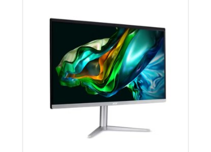 Računalo AiO ACER Aspire C24-1300 DQ.BL0EX.00L / 23,8" FHD IPS, Ryzen 5 7520U, 16GB, 512GB SSD, AMD Radeon Graphics, WiFi, tipkovnica, miš, bez OS, srebrno