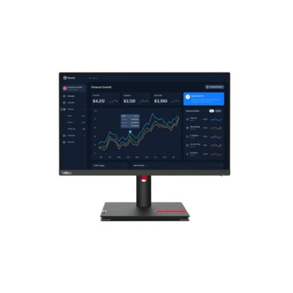 Monitor LENOVO E24Q-30, 23.8 inch, QHD (2560 x 1440), IPS, 100 Hz, 99% sRGB, HDMI, crni