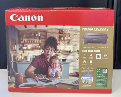 RABLJENI - Multifunkcijski printer CANON Pixma MG2551S, printer/scanner/copy, 4800dpi, USB, crni