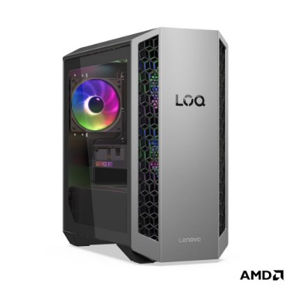 Računalo LENOVO LOQ Tower 91DF007HSC / Ryzen 7 8745HX, 16GB, 512GB SSD, nVidia GeForce RTX 5050, WiFi, bez OS, crno