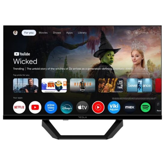 Pametni televizor TESLA 24E655BHS 24 inch (60 cm), HD Ready 1366 x 768, LED DLED HDR10, Google TV, 2x5W audio, 3x HDMI, 2x USB, 60Hz, DVB-T2/C/S2, VESA 100x100, CI slot