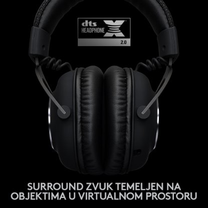 RABLJENI - Slušalice LOGITECH Gaming G PRO X, 7.1, crne