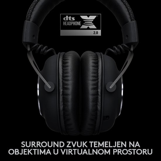 RABLJENI - Slušalice LOGITECH Gaming G PRO X, 7.1, crne